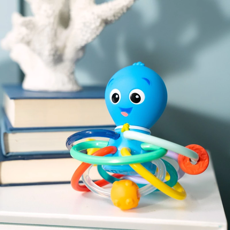 Baby Einstein Rágóka/csörgő Opus’s Shake & Soothe™, 0 hó+
