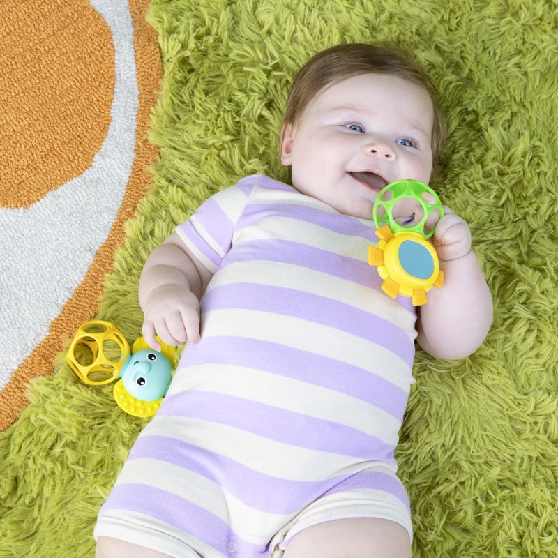 Oball Játék, rágóka, Soother Pals™, Easy-Grasp, 2 db, 3 hó+
