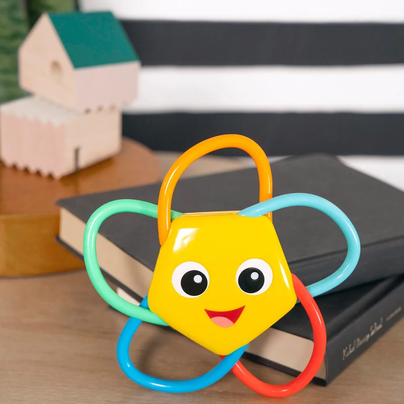 BABY EINSTEIN Rágóka csörgővel Soothing Star BPA mentes - 0hó+