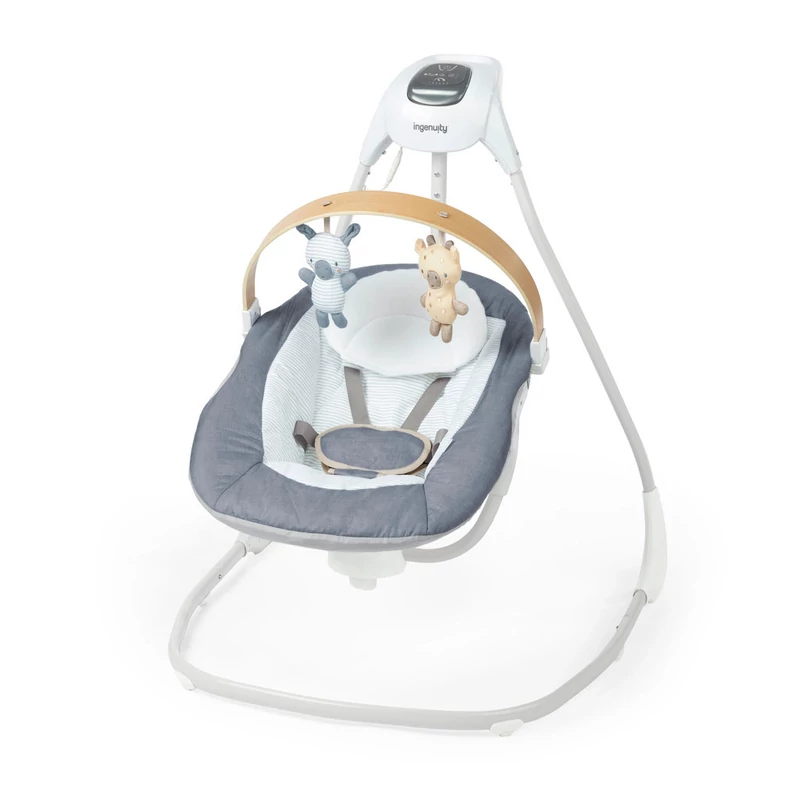 INGENUITY Hintázó zenélő 0m+, 9 kg-ig - Chambray 
