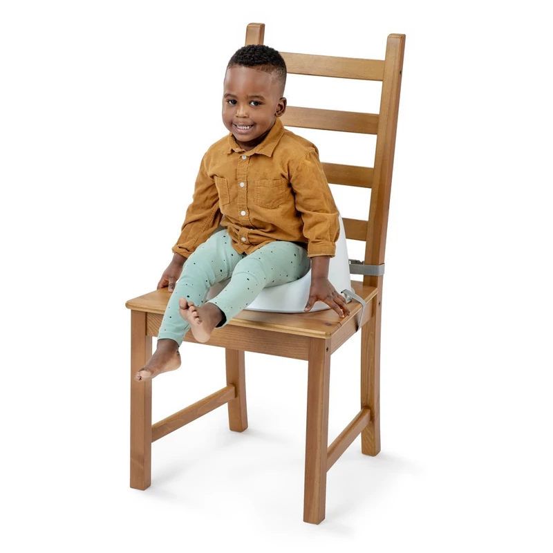 Ingenuity Ülésmagasító étkezőszékre, Ity Simplicity Seat™, Easy Clean, Booster Grey, 15 kg-