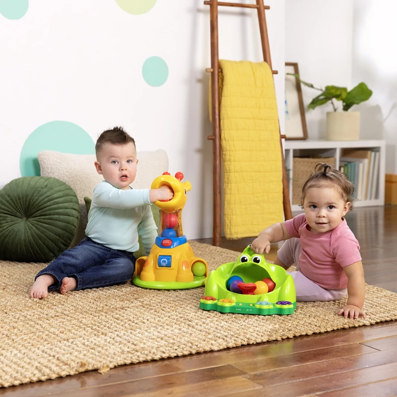 BRIGHT STARTS Interaktív játék Poppin' Ball Frog™ 6m+