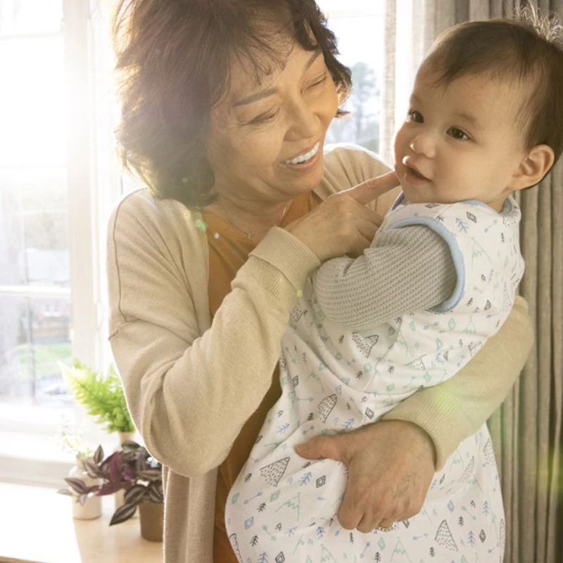 INGENUITY Alvózsák pamut TOG 2,5 SwaddleMe™ Heather Grey 3m+