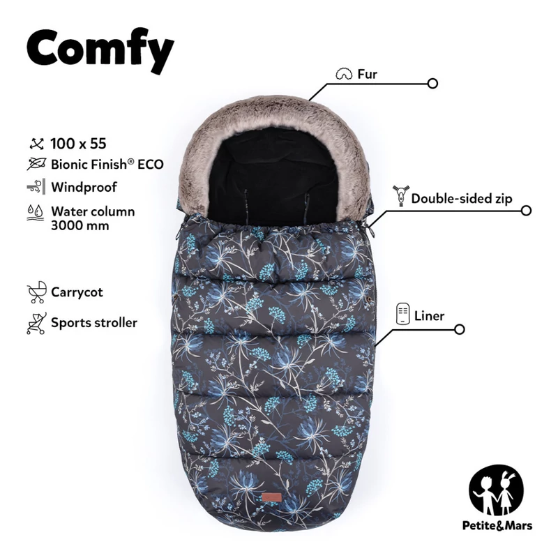 PETITE&MARS Bundazsák Comfy 4in1 - Veritable Khaki