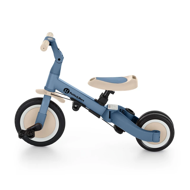 PETITE&MARS Multifunkciós tricikli 5in1 Turbo - Ocean Blue