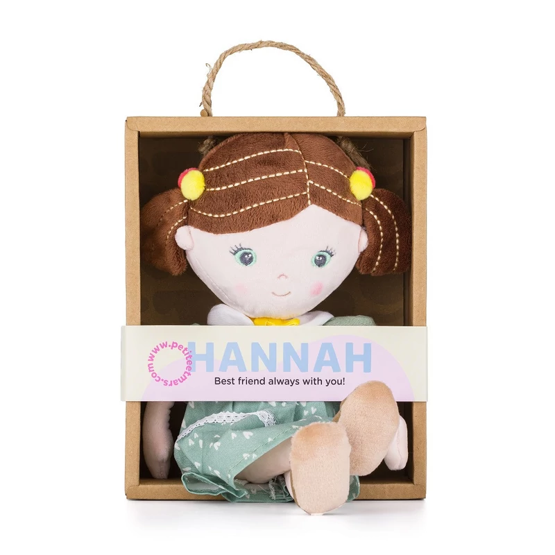Petite&Mars Plüss játékbaba, Hannah, 0 hó+, 35 cm