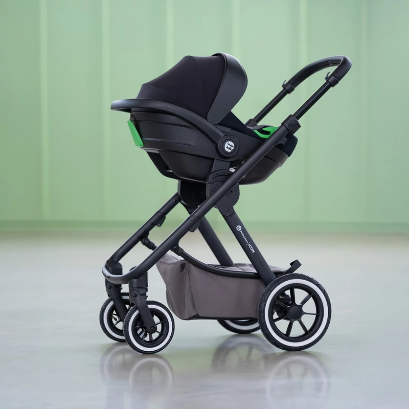 PETITE&MARS Core Pro i-Size autósülés 40-87 cm (0-13 kg) - fekete-szürke