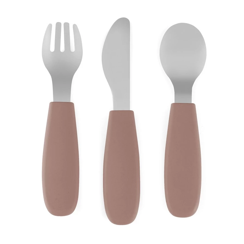 PETITE&MARS Rozsdamentes acél evőeszközkészlet Take&Match Velvet Latte 12m+