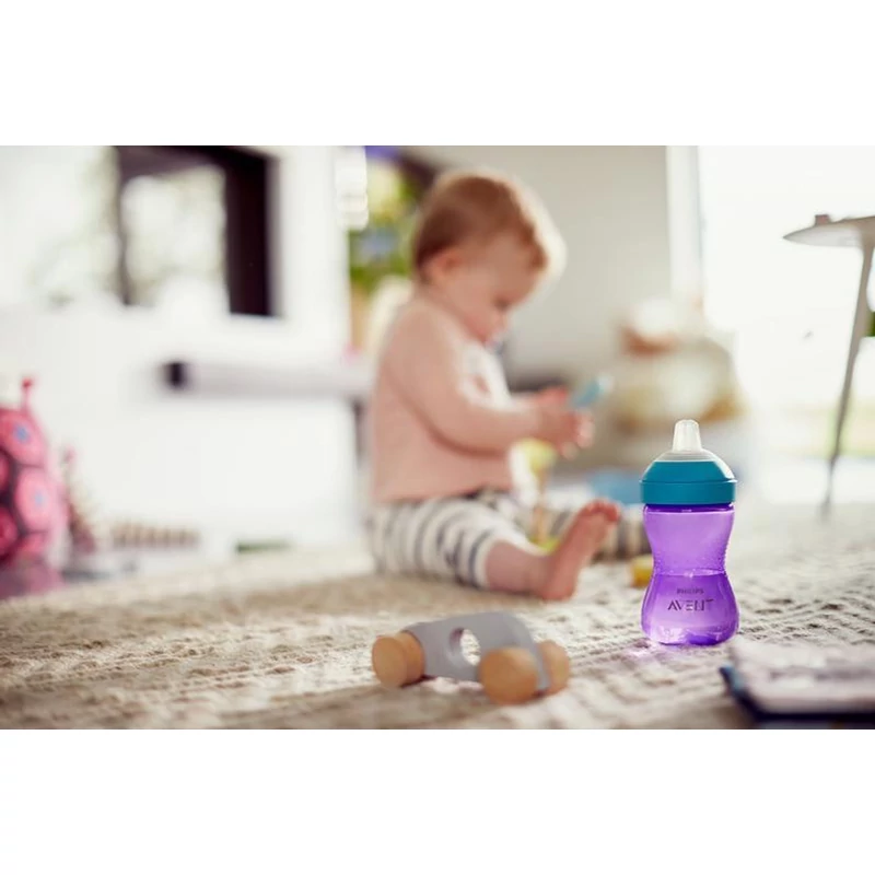Avent SCF802/02 Puha harapásálló csőrös pohár 300 ml - lila