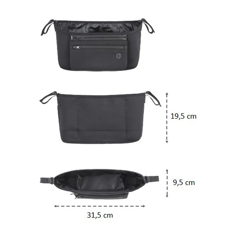 Petite&Mars Rendszerező babakocsira, levehető zsebbel, Pocket Zip