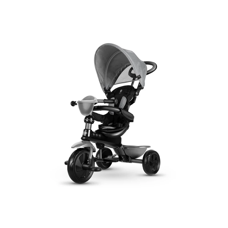 QPLAY Tříkolka Cosy Grey, věk 10-72 měsíců