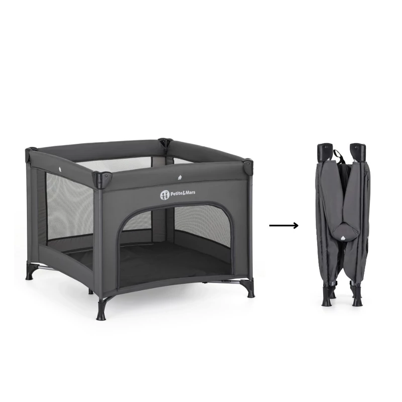 PETITE&MARS Gyerek Jároka Nook Urban Charcoal Grey