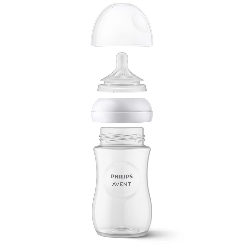 Philips Avent SCY903/03, Cumisüveg Natural Response, 260 ml, 1 hó+, 3db