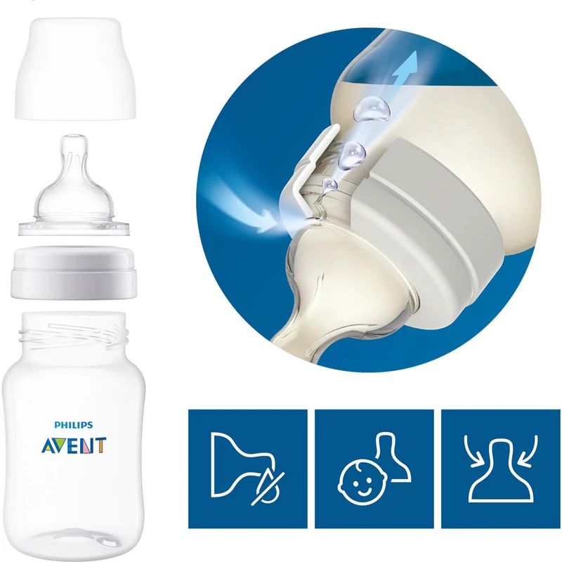 Philips AVENT SCY103/01 Cumisüveg Anti-colic 260ml 1hó+