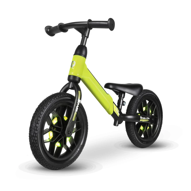 QPLAY Odrážedlo Spark Green, věk 3-6 let, do 30 kg