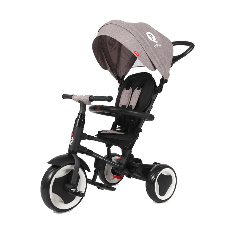 QPLAY tricikli Rito eva Grey, kor 10-72 hónap