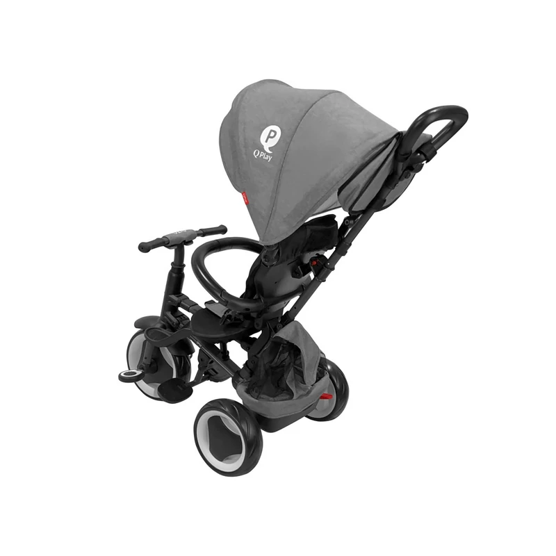 QPLAY tricikli Rito eva plus Grey, életkor 10-72 hónap