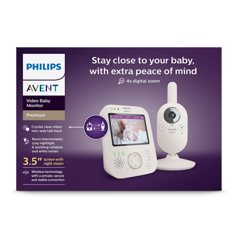 Philips Avent SCD891, Digitális videó monitor