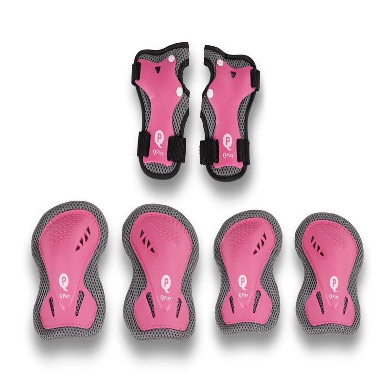 QPLAY Gyermek védők Pink, méret S, kor 3-5 év