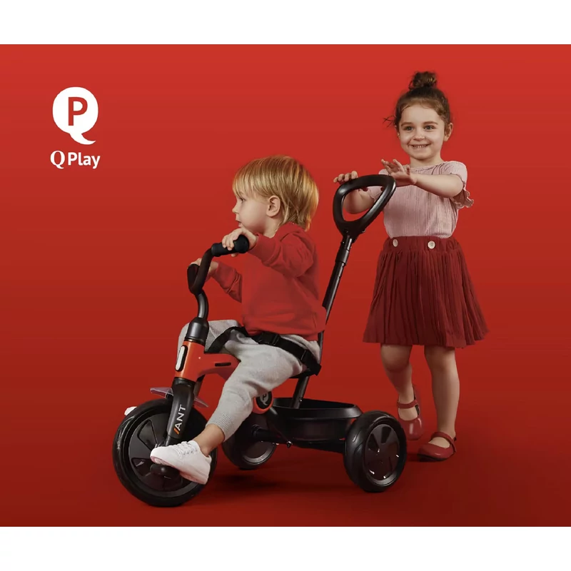 QPLAY Tříkolka Ant plus Rose, věk 2 - 6 let