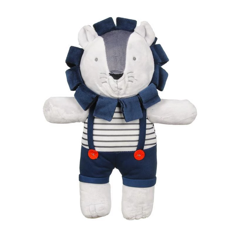 BABYMATEX Takaró játékkal 75 x 100 cm - Lion Blue