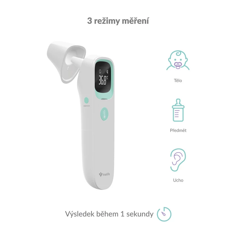 TRUELIFE érintésmentes hőmérő Care Q9