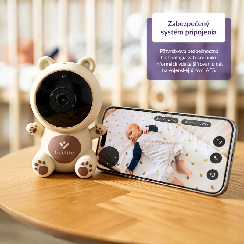 TRUELIFE Digitális bébiőr NannyCam S3 Smart