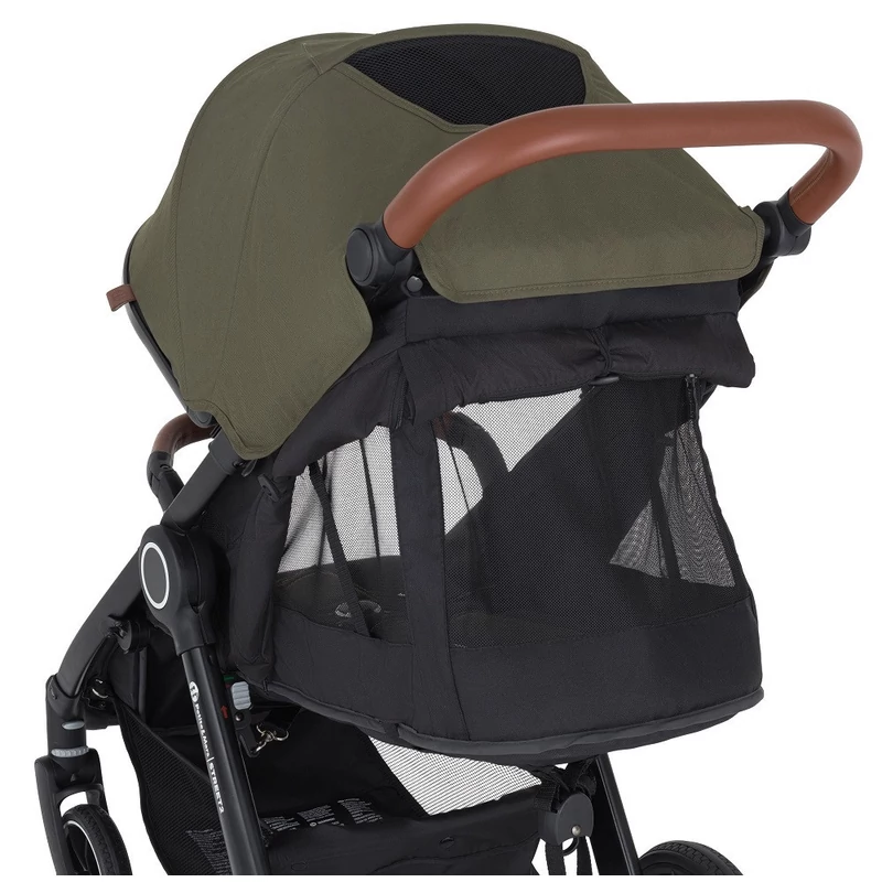 Petite&Mars Sport babakocsi Street2 Air Black, Napfénytető, Limited 100, Wonderland Complete