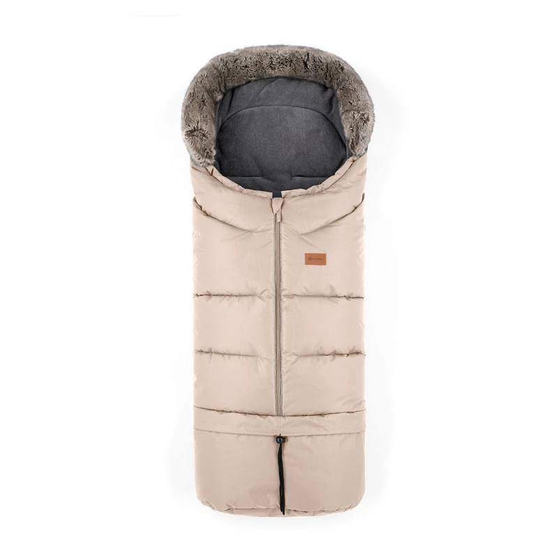 PETITE&MARS Téli szett Arctic 4in1 bundazsák + kézmelegítő kesztyű babakocsira Furry - Rose Pe