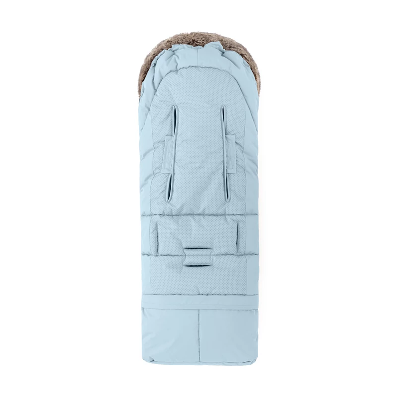 PETITE&MARS Téli szett Arctic 4in1 bundazsák + kézmelegítő kesztyű babakocsira Furry Sky Whisp
