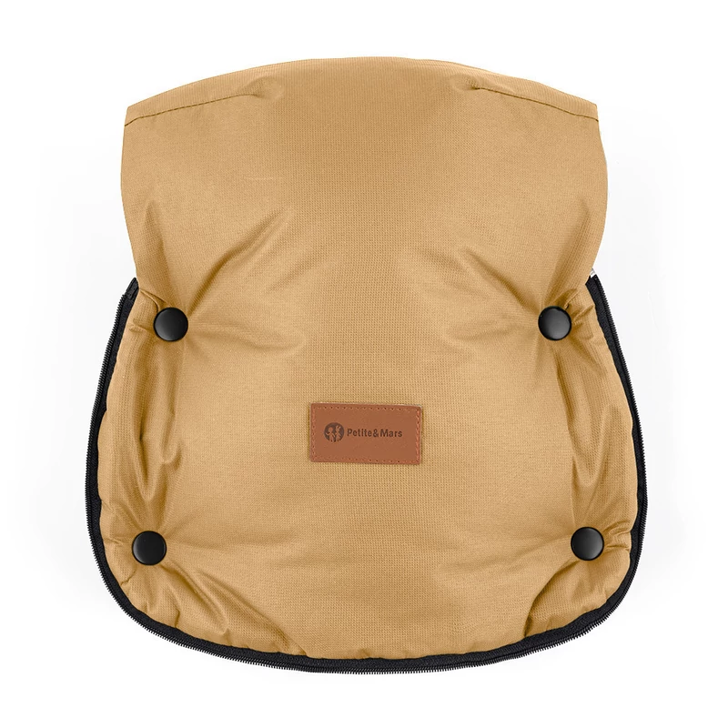 PETITE&MARS Téli szett Comfy 4in1 bundazsák + kézmelegítő kesztyű babakocsira Furry - Elegant 