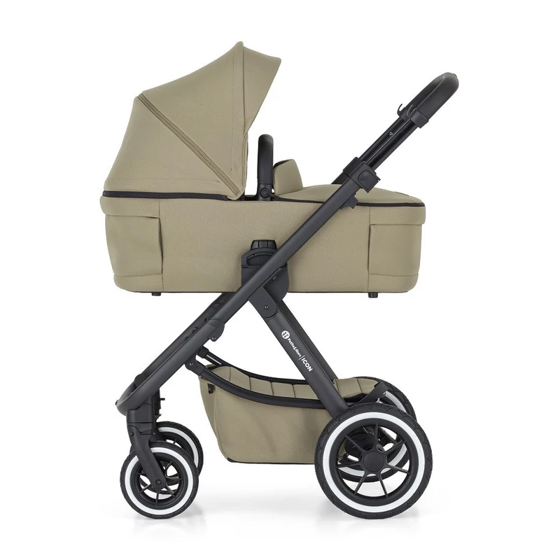 PETITE&MARS KÉSZLET Babakocsi 4v1 ICON LITE AIR + CYBEX Aton B2 i-Size - Mossy Green