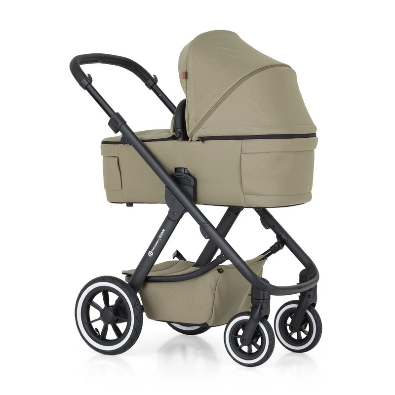 PETITE&MARS KÉSZLET Babakocsi 4v1 ICON XXL AIR + CYBEX Aton B2 i-Size - Mossy Green