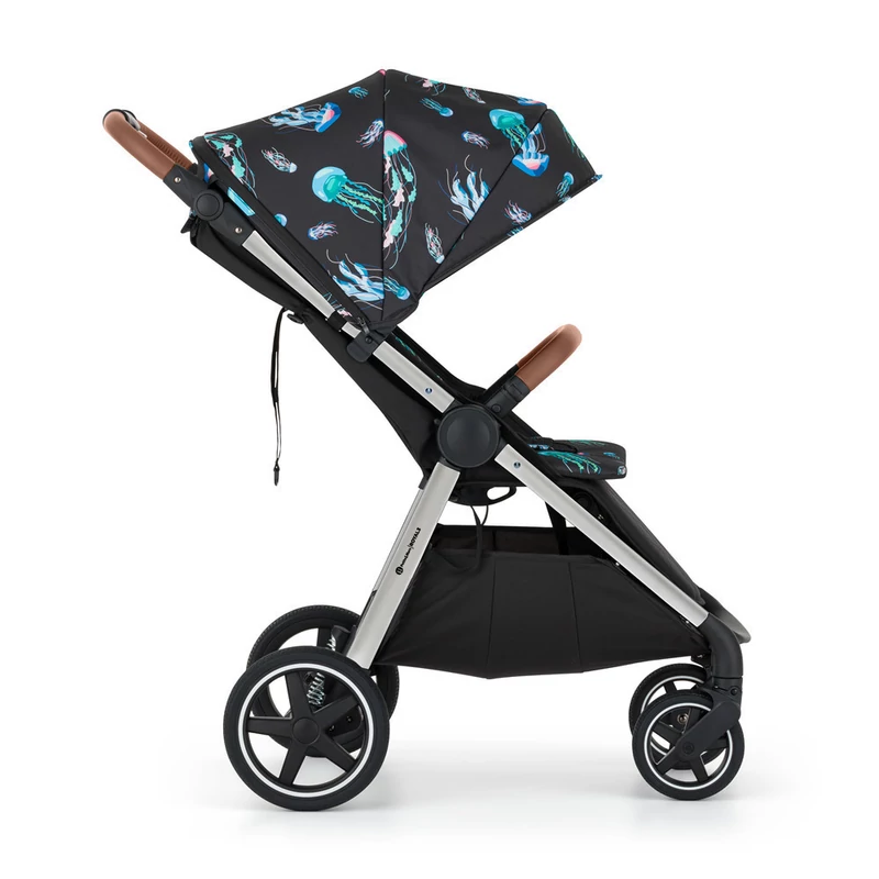 PETITE&MARS Sport babakocsi Royal3 Silver - Limited100 Jellyfish