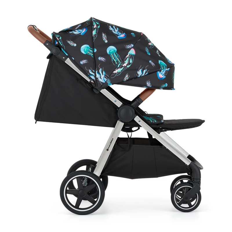PETITE&MARS Sport babakocsi Royal3 Silver - Limited100 Jellyfish
