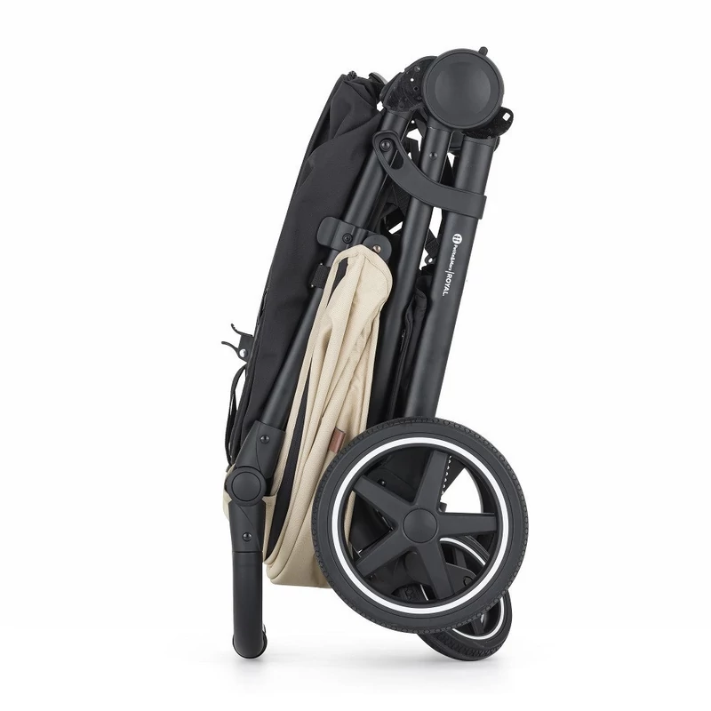 PETITE&MARS Sport babakocsi Royal3 Black - Sahara Beige