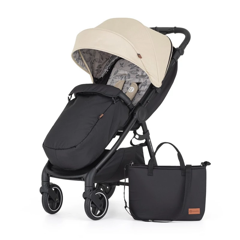PETITE&MARS Sport babakocsi Royal3 Black - Sahara Beige