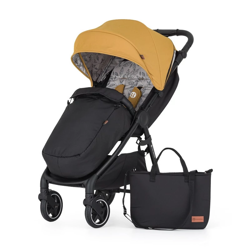 PETITE&MARS Sport babakocsi Royal3 Black - Dense Honey