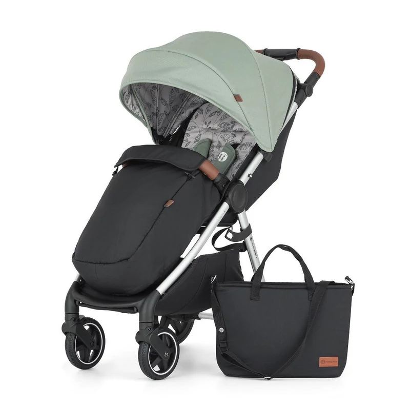 PETITE&MARS Sport babakocsi Royal3 Silver - Iron Green