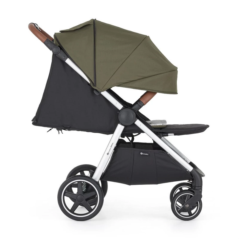 PETITE&MARS Sport babakocsi Royal3 Silver - Mature Olive