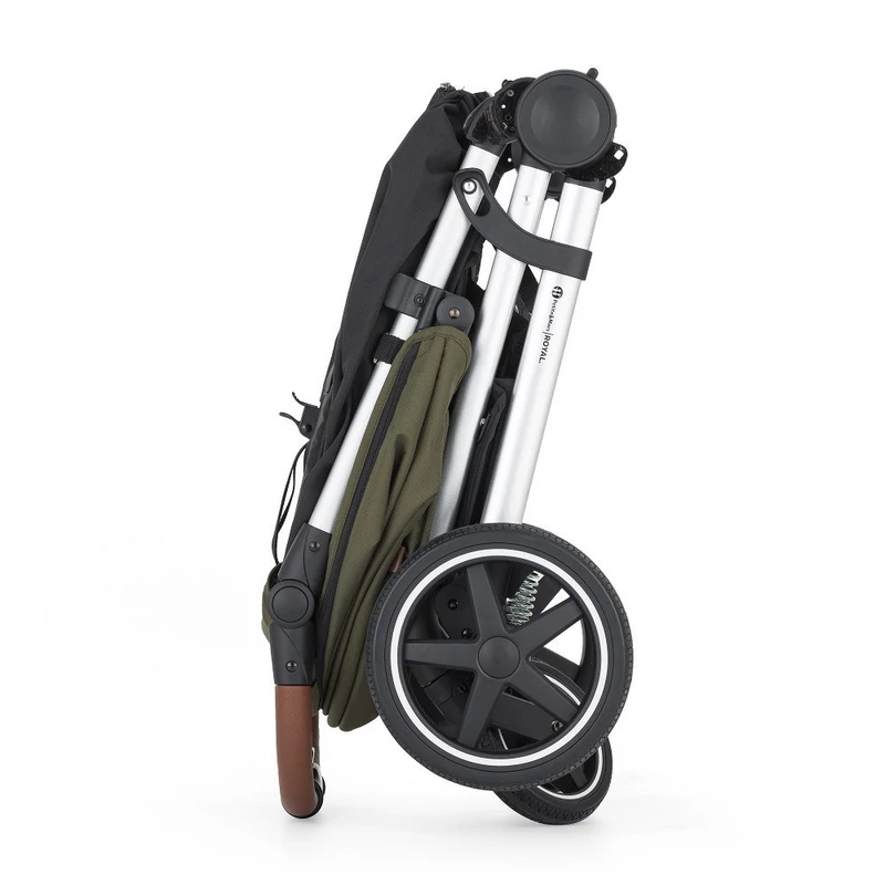 PETITE&MARS Sport babakocsi Royal3 Silver - Mature Olive