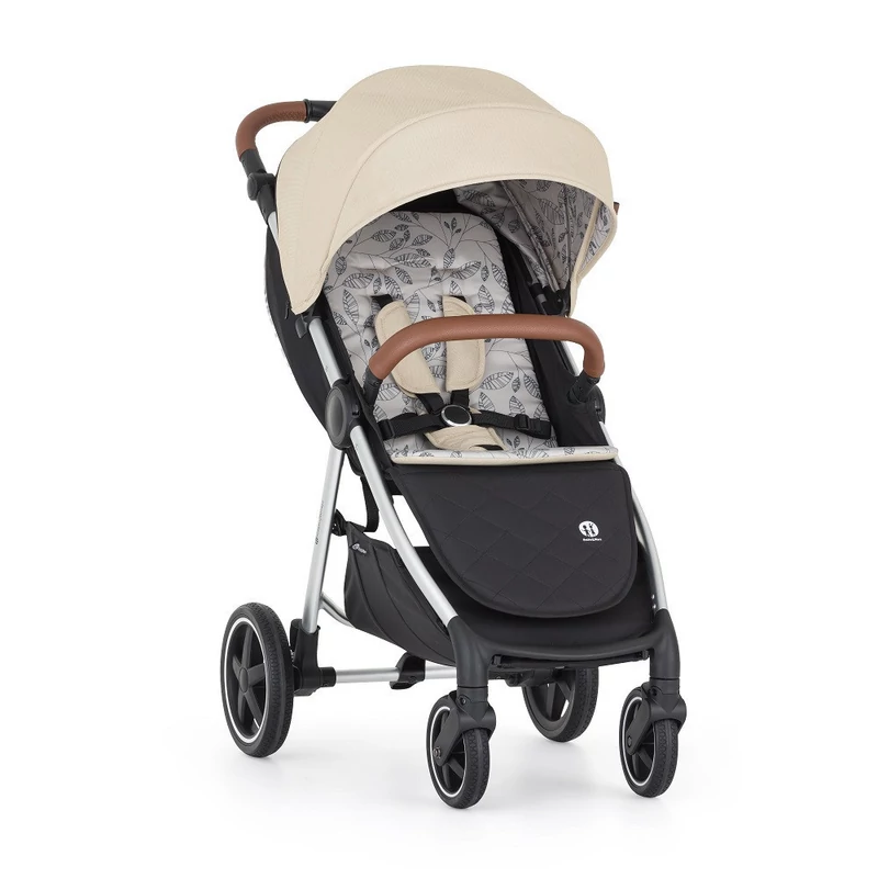 PETITE&MARS Sport babakocsi Royal3 Silver - Sahara Beige