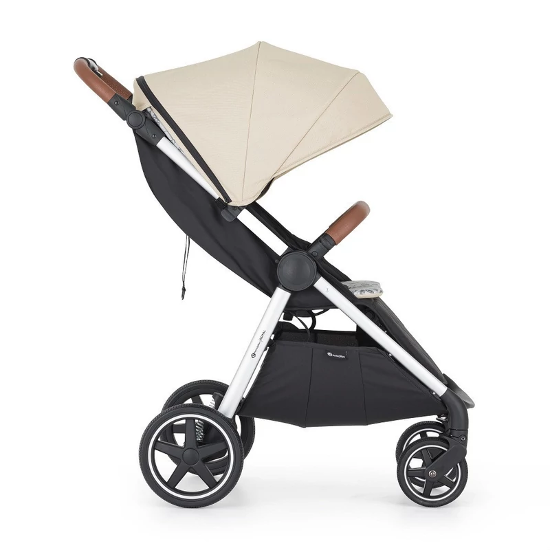 PETITE&MARS Sport babakocsi Royal3 Silver - Sahara Beige