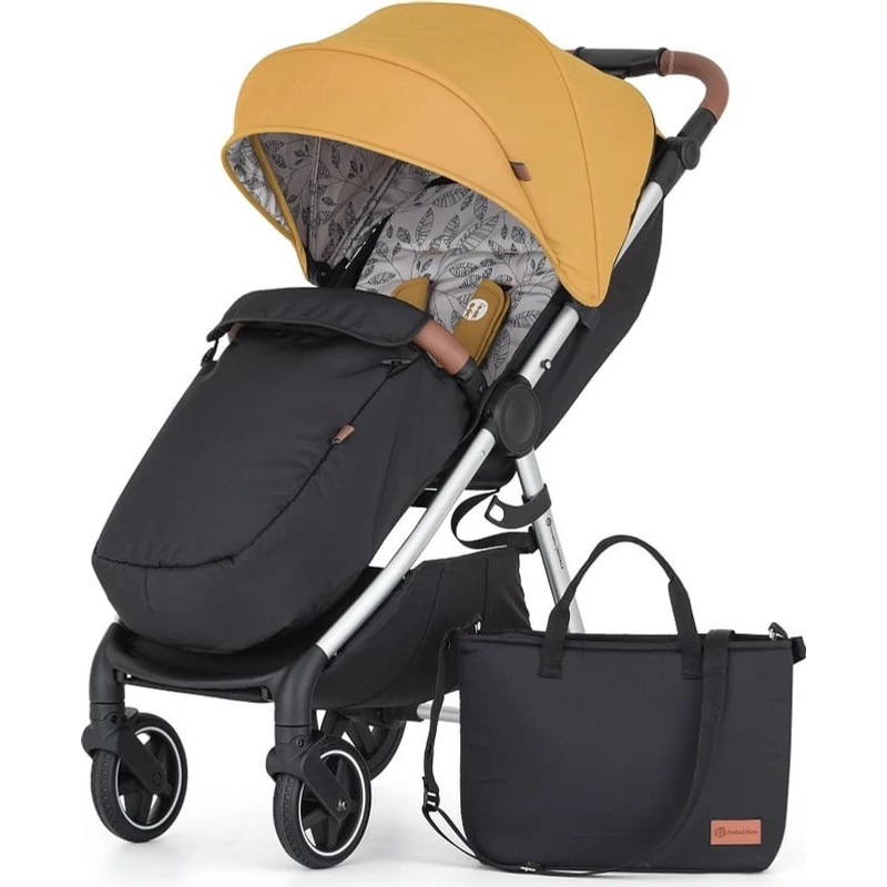 PETITE&MARS Sport babakocsi Royal3 Silver - Dense Honey