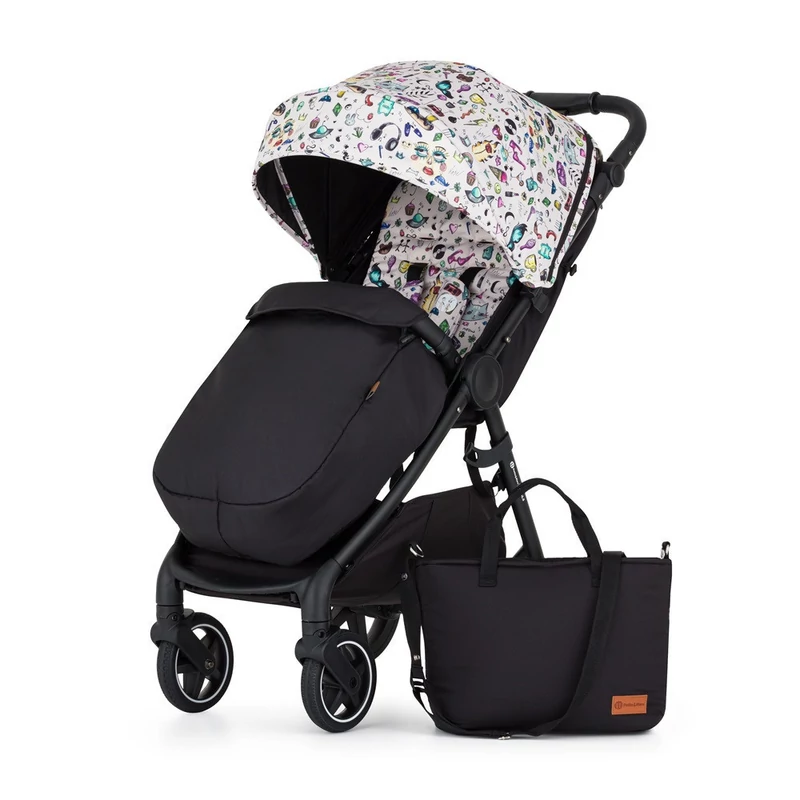 PETITE&MARS Sport babakocsi Royal3 Silver - Limited100 Tattoo