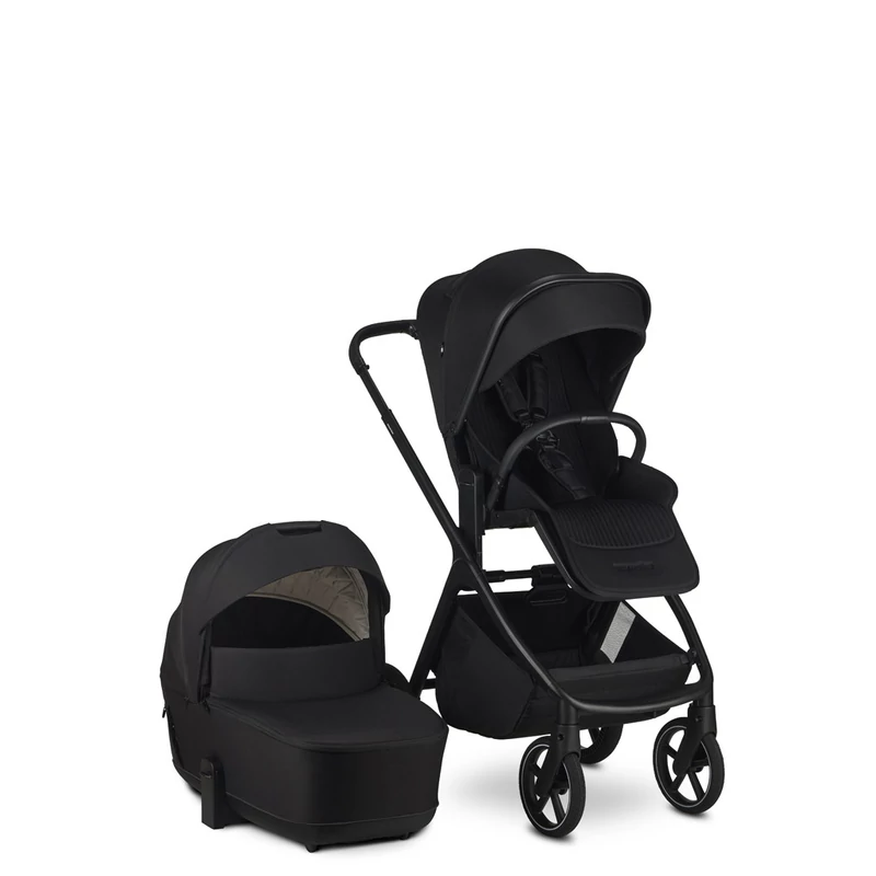 EASYWALKER Kočík kombinovaný Zoey Pure Black + CYBEX Aton B2 i-Size + základňa
