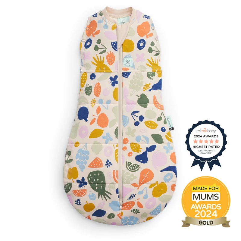 ERGOPOUCH Pólya és hálózsák 2 az 1-ben 3-6 hó 6-8 kg 2,5 tog - Cocoon Fruit Salad