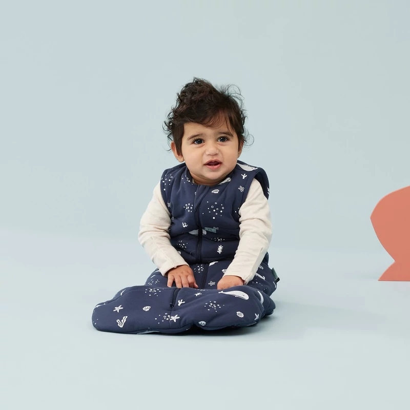 ERGOPOUCH Organikus pamut alvózsák 3-12 hó 6-10 kg 2,5 tog - Jersey bálna
