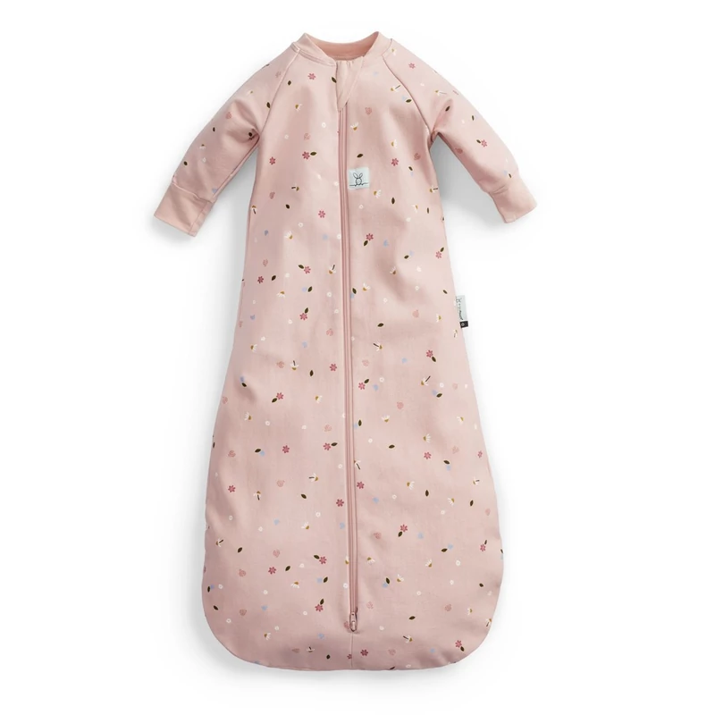 ERGOPOUCH Hálózsák ujjakkal organikus pamut 3-12 hó 6-10 kg 1 tog - Jersey Daisies 