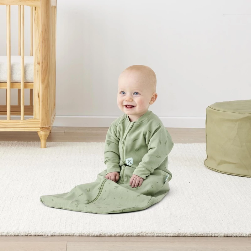 ERGOPOUCH Alvózsák ujjakkal, organikus pamut 3-12 hó 6-10 kg 1 tog - Jersey Willow